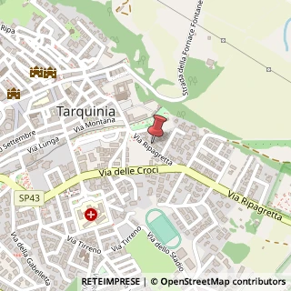Mappa Via Ripagretta, 14A, 01016 Tarquinia, Viterbo (Lazio)