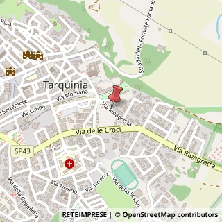 Mappa Via Ripagretta, 6, 01016 Tarquinia, Viterbo (Lazio)