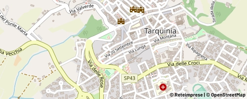 Mappa Tarquinia