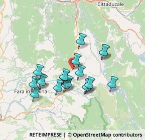 Mappa Via Ciurmafura, 02030 Poggio San Lorenzo RI, Italia (6.53105)