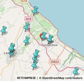 Mappa Via Cesare Battisti, 66020 Rocca San Giovanni CH, Italia (4.82714)