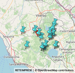 Mappa Via Porta Canale, 01010 Barbarano Romano VT, Italia (11.82)