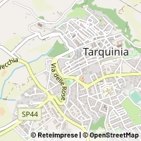 Map Tarquinia