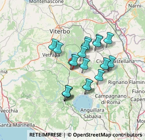 Mappa Via Padre Luigi Maria Monti, 01012 Capranica VT, Italia (11.019)
