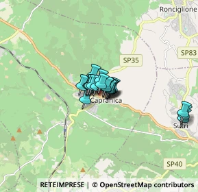 Mappa Via Padre Luigi Maria Monti, 01012 Capranica VT, Italia (0.8885)