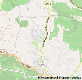 Mappa Via dei Torquati, 01015 Sutri VT, Italia (0.59615)