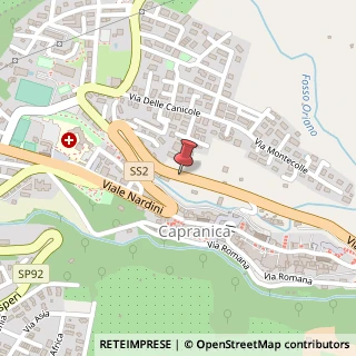 Mappa Piazza della Libertà, 4, 01012 Capranica, Viterbo (Lazio)