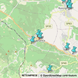 Mappa Via XX Settembre, 01012 Capranica VT, Italia (3.42273)
