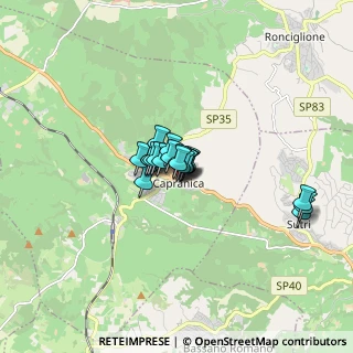 Mappa Via XX Settembre, 01012 Capranica VT, Italia (0.9085)