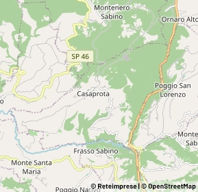 Mappa 02030 Casaprota RI, Italia (3.519)