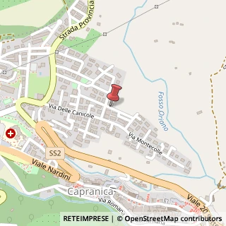 Mappa Via della Poesia, 42, 01012 Capranica, Viterbo (Lazio)
