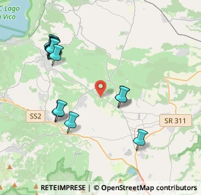 Mappa Sutri, 01037 Ronciglione VT, Italia (4.45286)