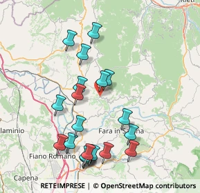 Mappa Via Roma, 02034 Poggio Mirteto RI, Italia (8.555)
