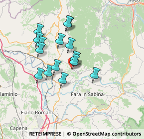 Mappa Via Roma, 02034 Poggio Mirteto RI, Italia (5.96875)