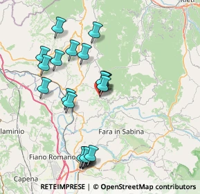 Mappa Via Roma, 02034 Poggio Mirteto RI, Italia (8.0255)