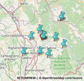 Mappa Via Roma, 02034 Poggio Mirteto RI, Italia (10.91833)