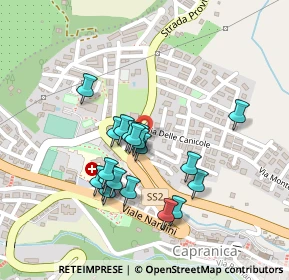 Mappa Piazza 7 Luglio, 01012 Capranica VT, Italia (0.203)