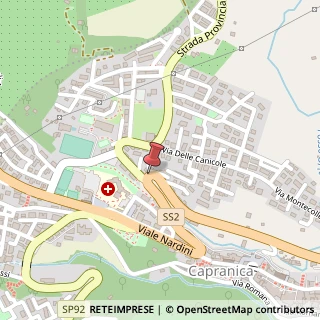 Mappa Piazza 7 Luglio, 01012 Capranica VT, Italia, 01012 Capranica, Viterbo (Lazio)