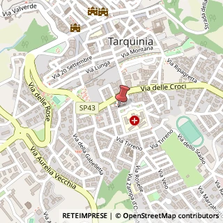 Mappa Via Volsinia, 5, 01016 Tarquinia, Viterbo (Lazio)