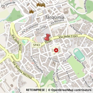 Mappa Via Tarconte, 2b, 01016 Tarquinia, Viterbo (Lazio)
