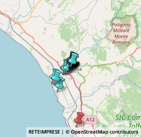 Mappa Via dello Statuto, 01016 Tarquinia VT, Italia (2.121)