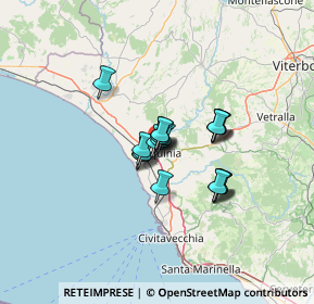 Mappa Via dello Statuto, 01016 Tarquinia VT, Italia (8.2235)