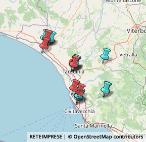 Mappa Via dello Statuto, 01016 Tarquinia VT, Italia (12.607)