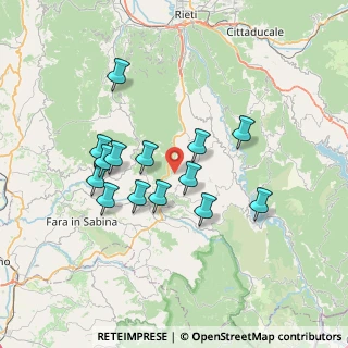 Mappa Via Quinzia, 02030 Poggio San Lorenzo RI, Italia (6.63357)