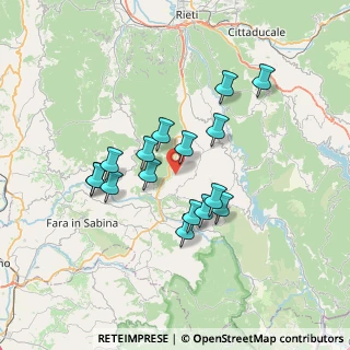 Mappa Via Quinzia, 02030 Poggio San Lorenzo RI, Italia (6.33563)