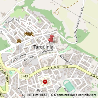 Mappa Via S. Lucia Filippini, 11, 01016 Tarquinia, Viterbo (Lazio)