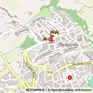 Mappa Via della Caserma, 32, 01016 Tarquinia, Viterbo (Lazio)