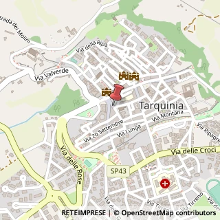 Mappa Via Roma, 10, 01016 Tarquinia, Viterbo (Lazio)