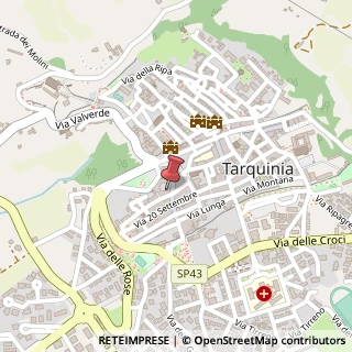 Mappa Via Guglielmo Marconi, 1, 01016 Tarquinia, Viterbo (Lazio)