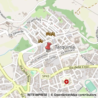 Mappa Via Roma, 18, 01016 Tarquinia, Viterbo (Lazio)