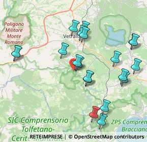 Mappa Viale S. Barbara, 01010 Barbarano Romano VT, Italia (8.9735)