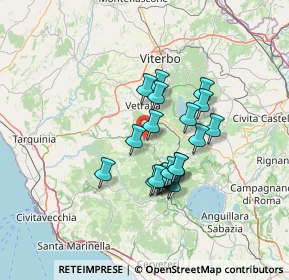 Mappa Viale S. Barbara, 01010 Barbarano Romano VT, Italia (11.0625)