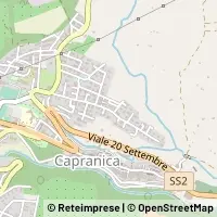 Map Capranica