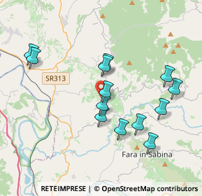 Mappa Via Campore, 02034 Montopoli di Sabina RI, Italia (3.85769)