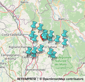 Mappa Via Campore, 02034 Montopoli di Sabina RI, Italia (10.33947)