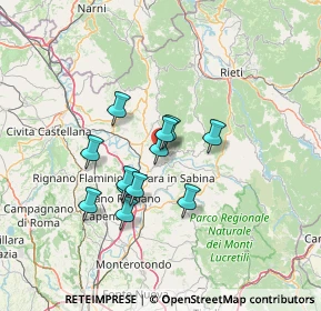 Mappa Via Campore, 02034 Montopoli di Sabina RI, Italia (10.81417)