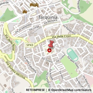 Mappa Viale Igea, 1, 01016 Tarquinia, Viterbo (Lazio)