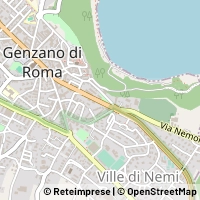 Mapa Genzano di Roma