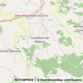 Mappa Castellino del Biferno