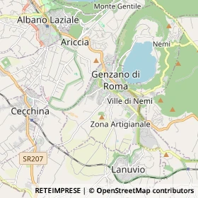 Mappa Genzano di Roma