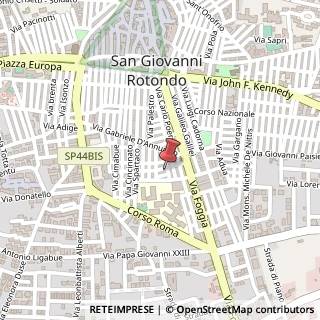 Mappa Via Vincenzo Gioberti, 16, 71013 San Giovanni Rotondo, Foggia (Puglia)
