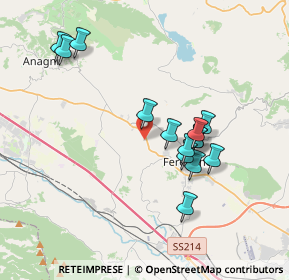 Mappa Via Casilina n., 03013 Ferentino FR, Italia (3.63643)