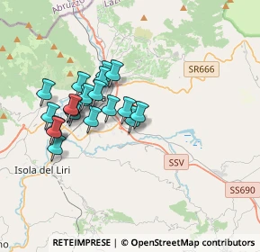 Mappa Via Cretari, 03030 Broccostella FR, Italia (3.285)