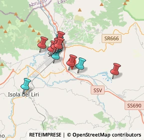 Mappa Via Cretari, 03030 Broccostella FR, Italia (2.98182)