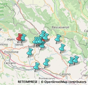 Mappa Via Cretari, 03030 Broccostella FR, Italia (13.61333)
