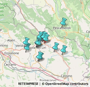 Mappa Via Cretari, 03030 Broccostella FR, Italia (9.45143)